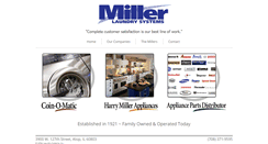 Desktop Screenshot of millerlaundry.com